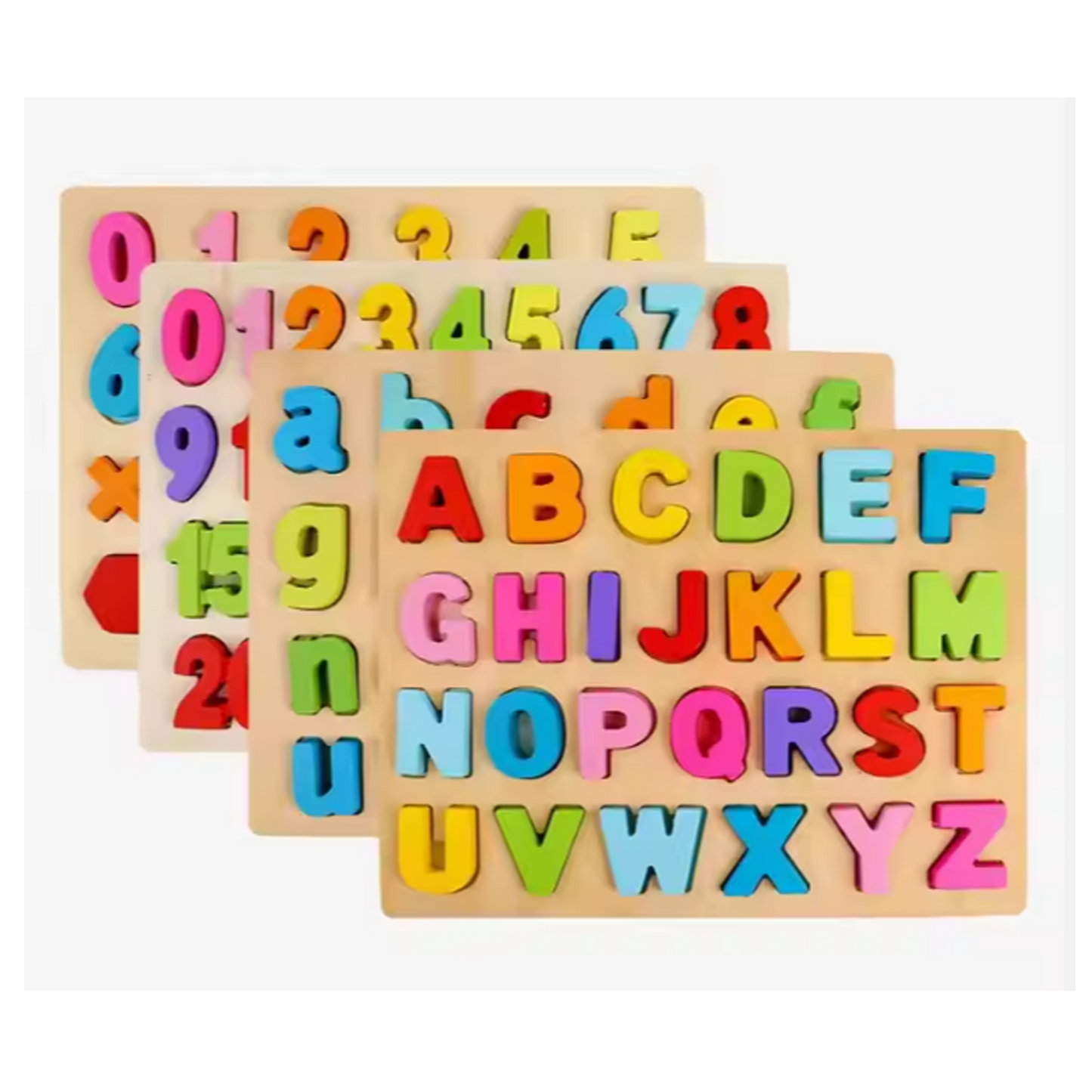 Wooden Montessori capital letter alphabets