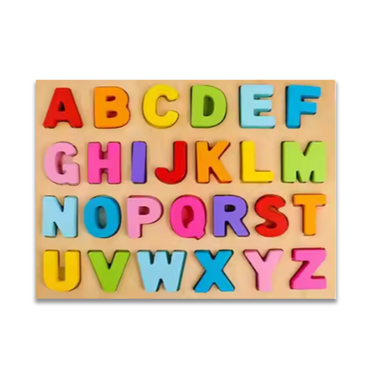 Wooden Montessori capital letter alphabets